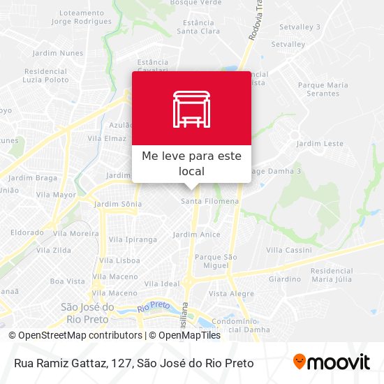 Rua Ramiz Gattaz, 127 mapa