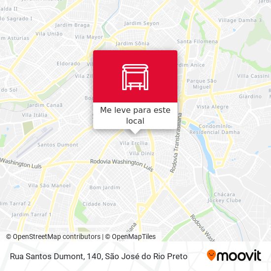 Rua Santos Dumont, 140 mapa