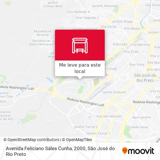 Avenida Felíciano Sáles Cunha, 2000 mapa