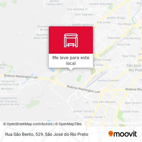 Rua São Bento, 529 mapa
