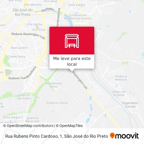 Rua Rubens Pinto Cardoso, 1 mapa