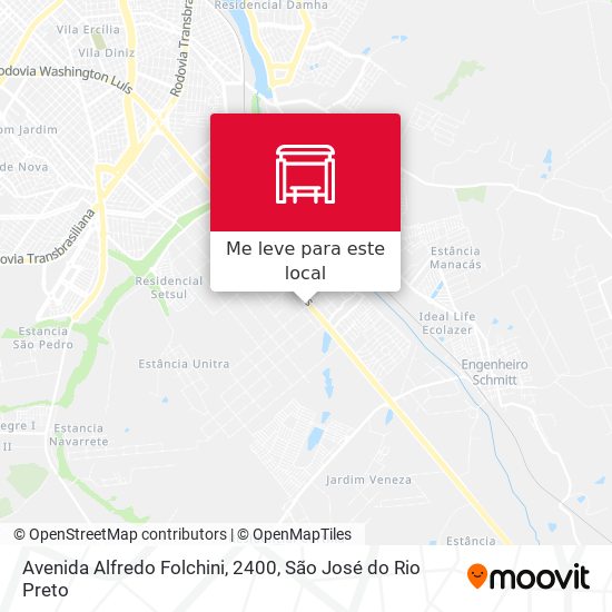 Avenida Alfredo Folchini, 2400 mapa