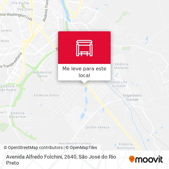 Avenida Alfredo Folchini, 2640 mapa