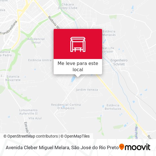 Avenida Cleber Miguel Melara mapa