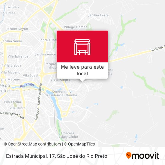 Estrada Municipal, 17 mapa
