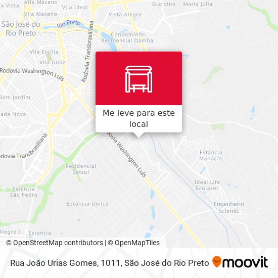 Rua João Urias Gomes, 1011 mapa