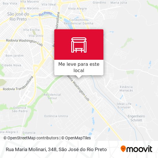 Rua Maria Molinari, 348 mapa