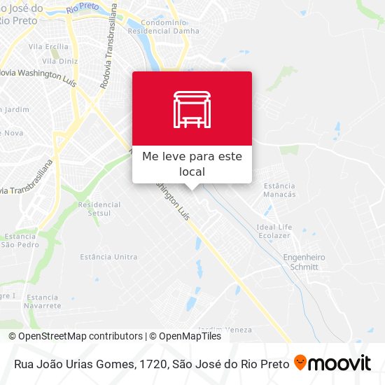 Rua João Urias Gomes, 1720 mapa
