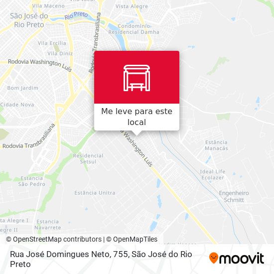 Rua José Domingues Neto, 755 mapa