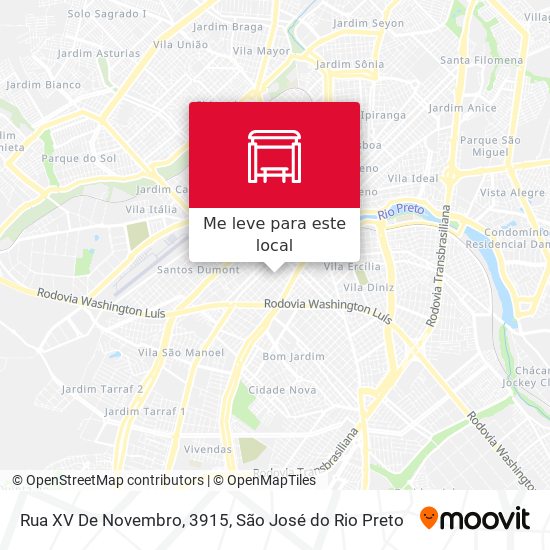 Rua XV De Novembro, 3915 mapa