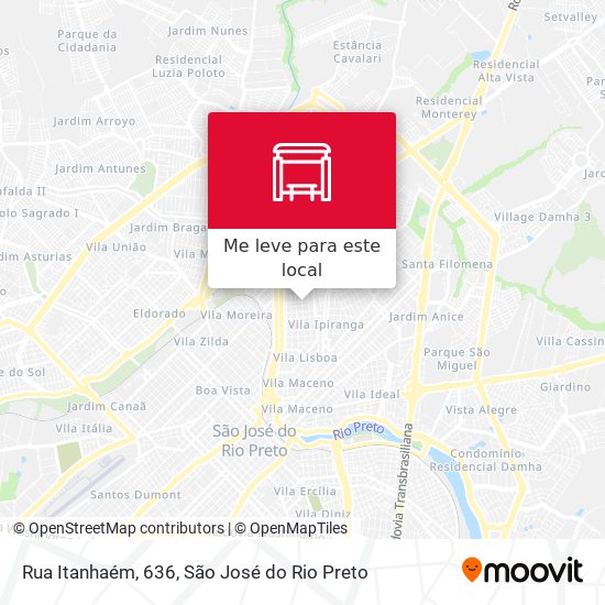 Rua Itanhaém, 636 mapa