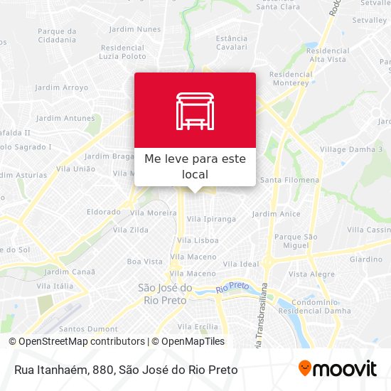 Rua Itanhaém, 880 mapa