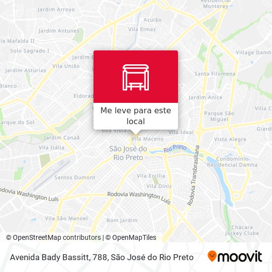Avenida Bady Bassitt, 788 mapa
