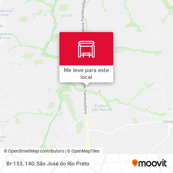 Br-153, 140 mapa