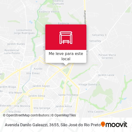 Avenida Danilo Galeazzi, 3655 mapa