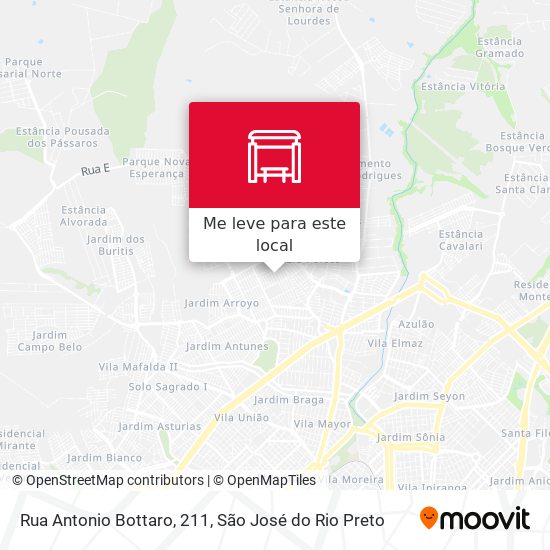 Rua Antonio Bottaro, 211 mapa