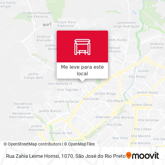 Rua Zahia Leime Homsi, 1070 mapa