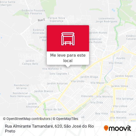 Rua Almirante Tamandaré, 620 mapa