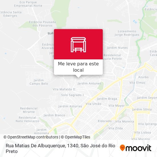 Rua Matias De Albuquerque, 1340 mapa
