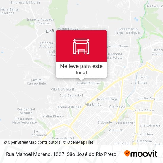 Rua Manoel Moreno, 1227 mapa