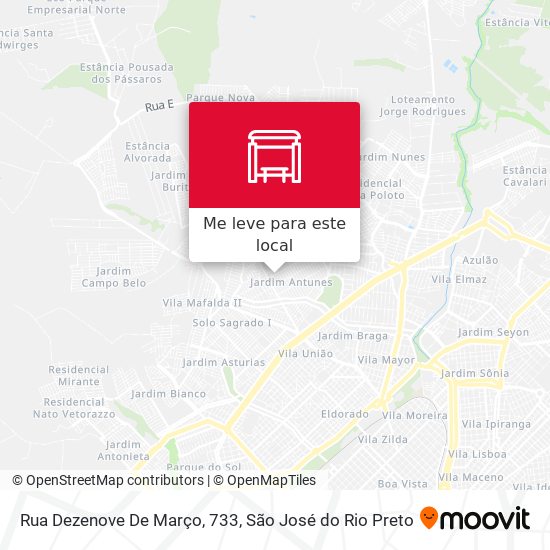 Rua Dezenove De Março, 733 mapa