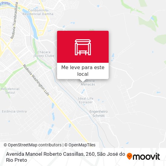 Avenida Manoel Roberto Cassillas, 260 mapa