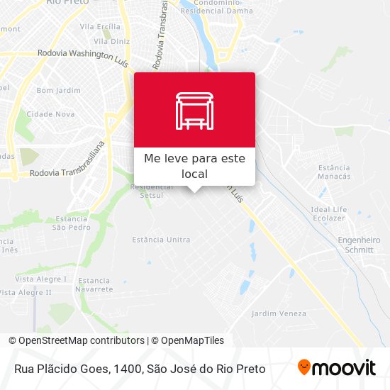 Rua Plãcido Goes, 1400 mapa