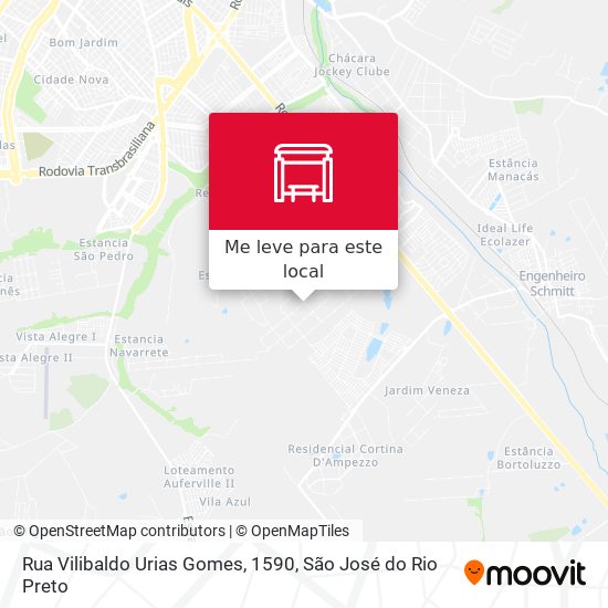Rua Vilibaldo Urias Gomes, 1590 mapa