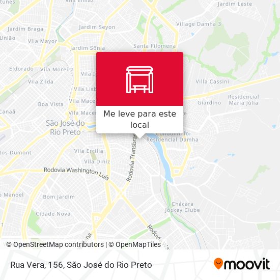 Rua Vera, 156 mapa