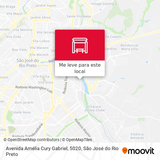 Avenida Amélia Cury Gabriel, 5020 mapa