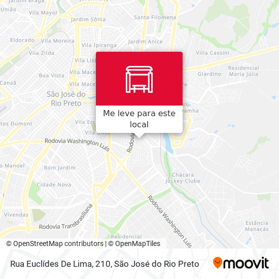 Rua Euclídes De Lima, 210 mapa