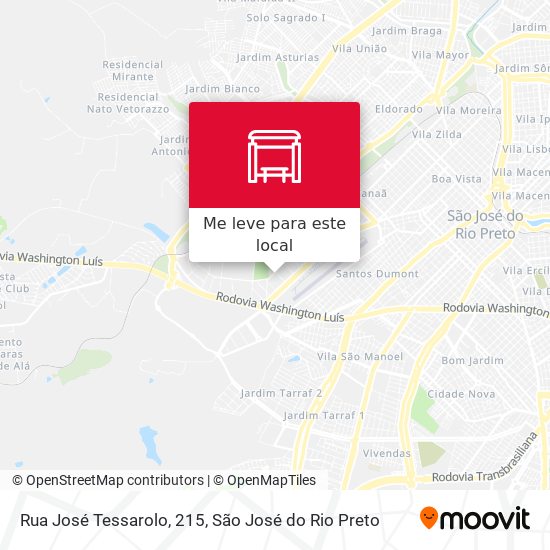 Rua José Tessarolo, 215 mapa