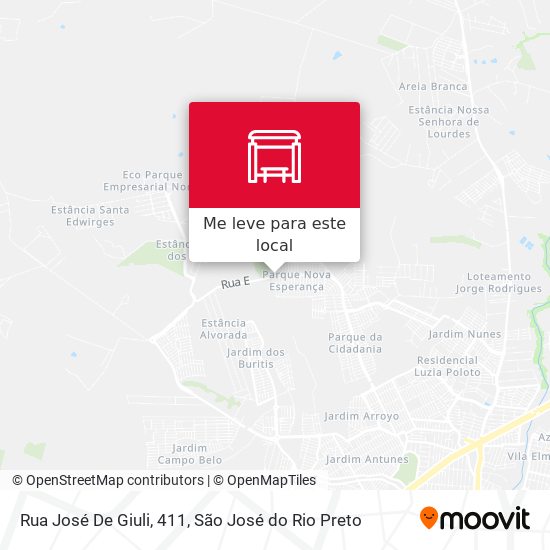 Rua José De Giuli, 411 mapa