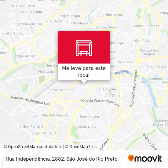 Rua Independência, 2882 mapa