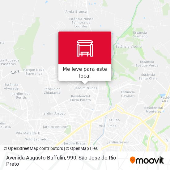 Avenida Augusto Buffulin, 990 mapa