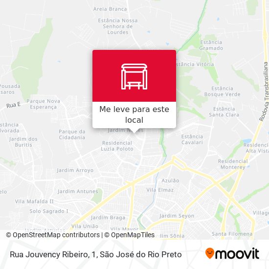 Rua Jouvency Ribeiro, 1 mapa