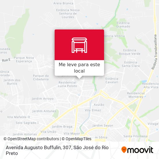 Avenida Augusto Buffulin, 307 mapa