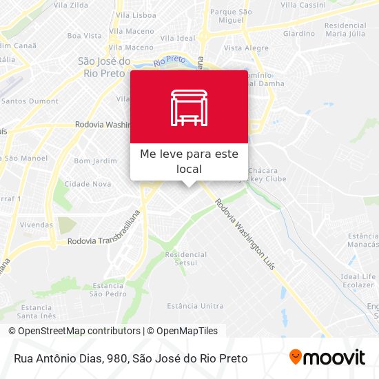 Rua Antônio Dias, 980 mapa