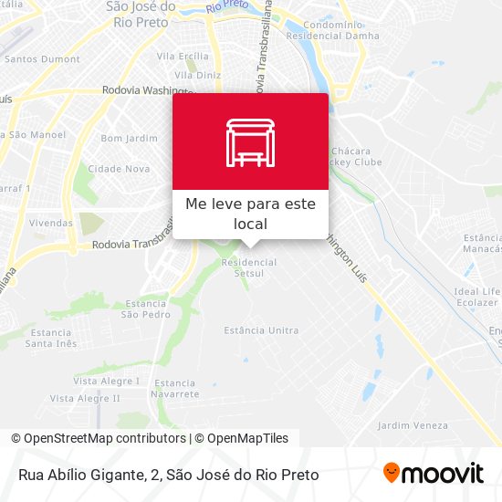 Rua Abílio Gigante, 2 mapa