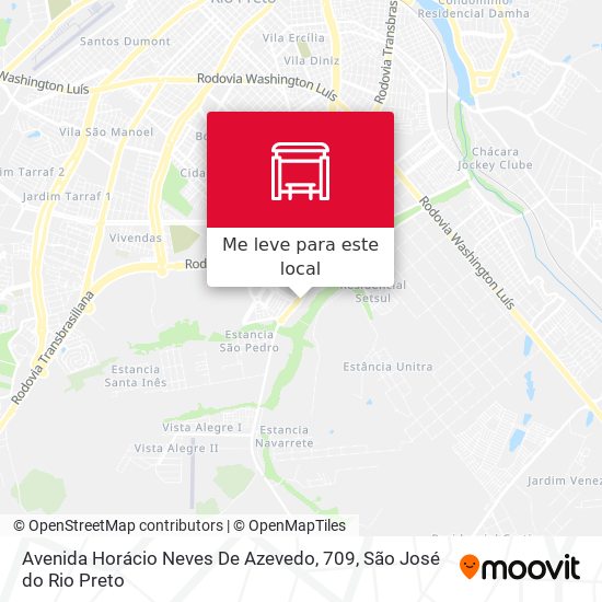 Avenida Horácio Neves De Azevedo, 709 mapa