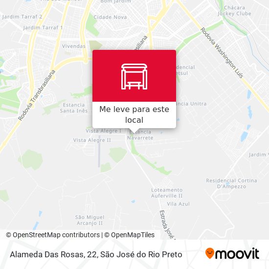 Alameda Das Rosas, 22 mapa