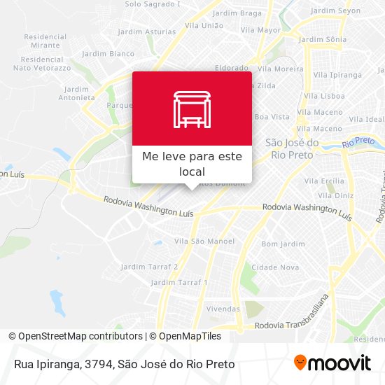 Rua Ipiranga, 3794 mapa