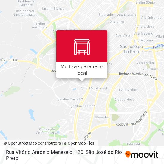 Rua Vitório Antônio Menezelo, 120 mapa