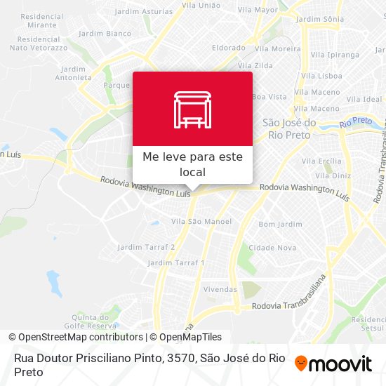 Rua Doutor Prisciliano Pinto, 3570 mapa