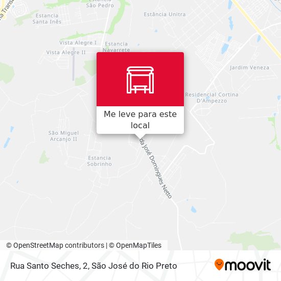Rua Santo Seches, 2 mapa