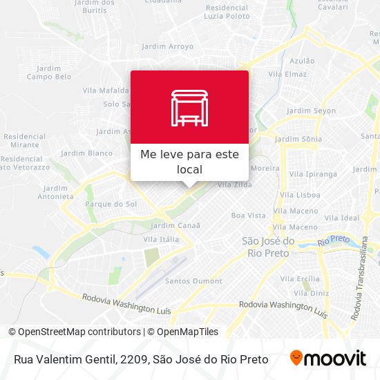 Rua Valentim Gentil, 2209 mapa