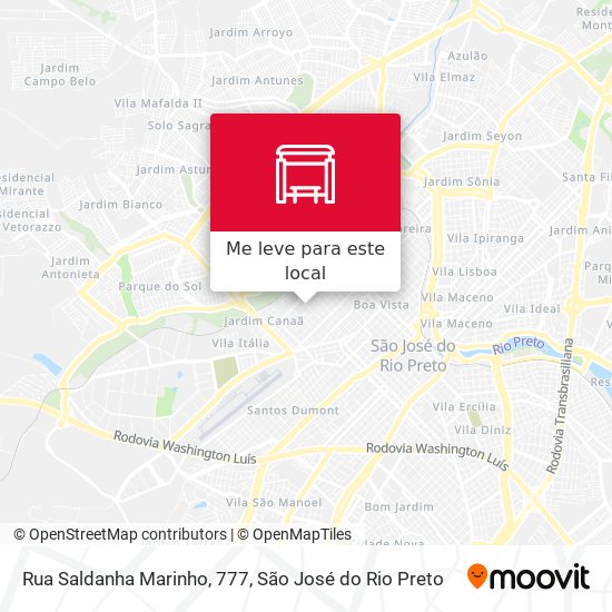 Rua Saldanha Marinho, 777 mapa