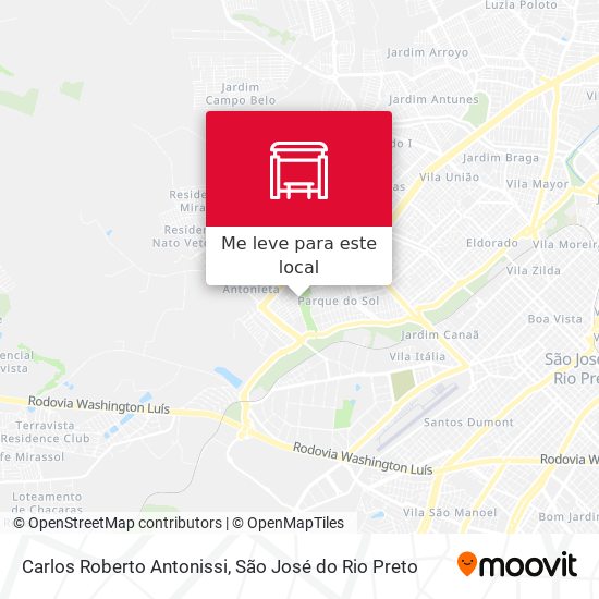 Carlos Roberto Antonissi mapa