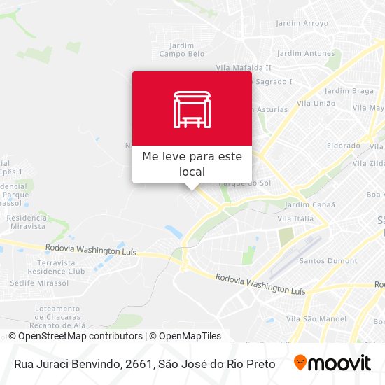 Rua Juraci Benvindo, 2661 mapa