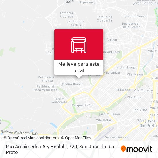 Rua Archimedes Ary Beolchi, 720 mapa